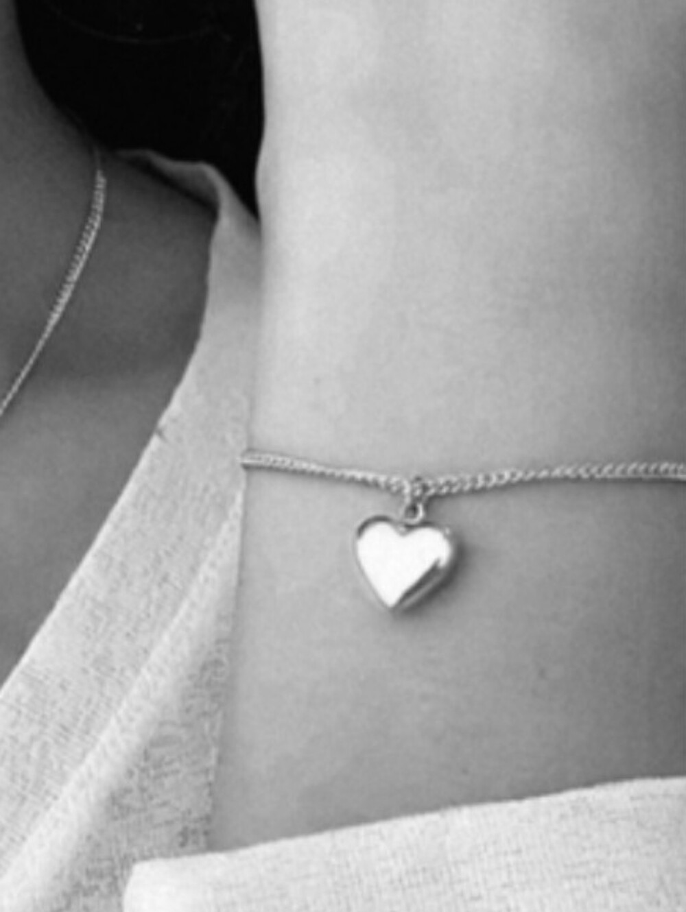 3X$45 Classic Silver Heart Bracelet  (Bundle)